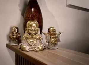 Happy Buddha in Thai Massage studio in Ballarat